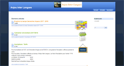 Desktop Screenshot of anjouinterlangues.fr